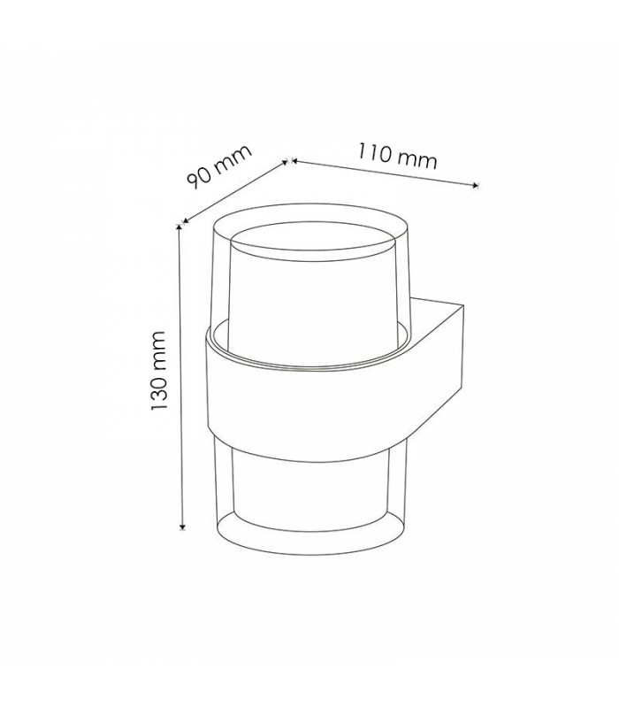 Aplique de Pared Led IAN 10W 920Lm IP54