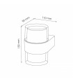 Aplique de Pared Led IAN 10W 920Lm IP54