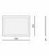 Poster LED A4 2 Caras 12V 7.5W Negro