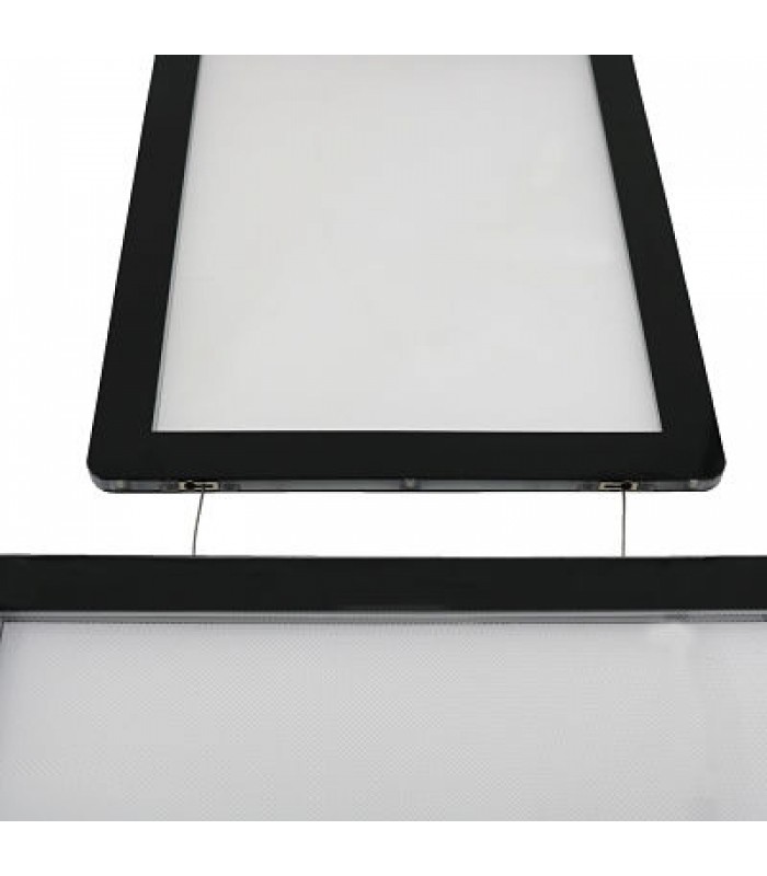Poster LED A4 2 Caras 12V 7.5W Negro