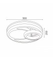 Plafón Techo Led Drip 56W 5040Lm IP20 CCT