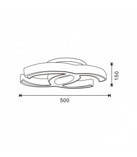 Plafón Techo Led First 28W 2520Lm IP20 CCT