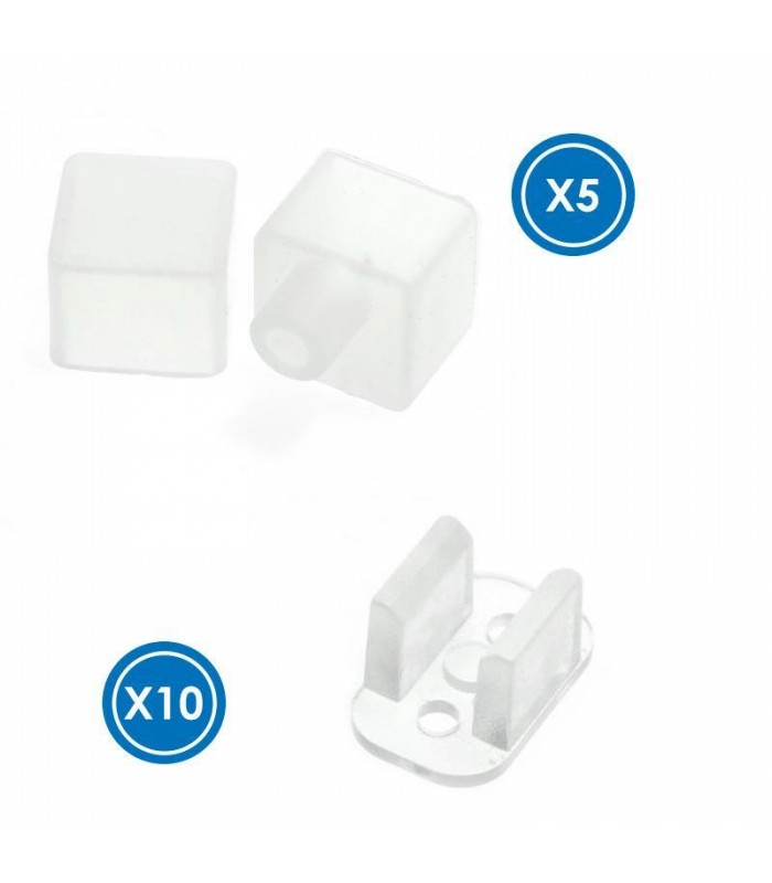 Pack Tapones y Grapas Para Tira Funda Neon Lm3985