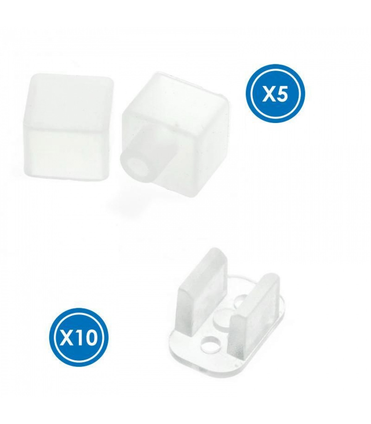 Pack Tapones y Grapas Para Tira Funda Neon Lm3985