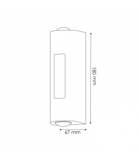 Aplique de Pared Led LOUNGE 10W 920Lm IP54