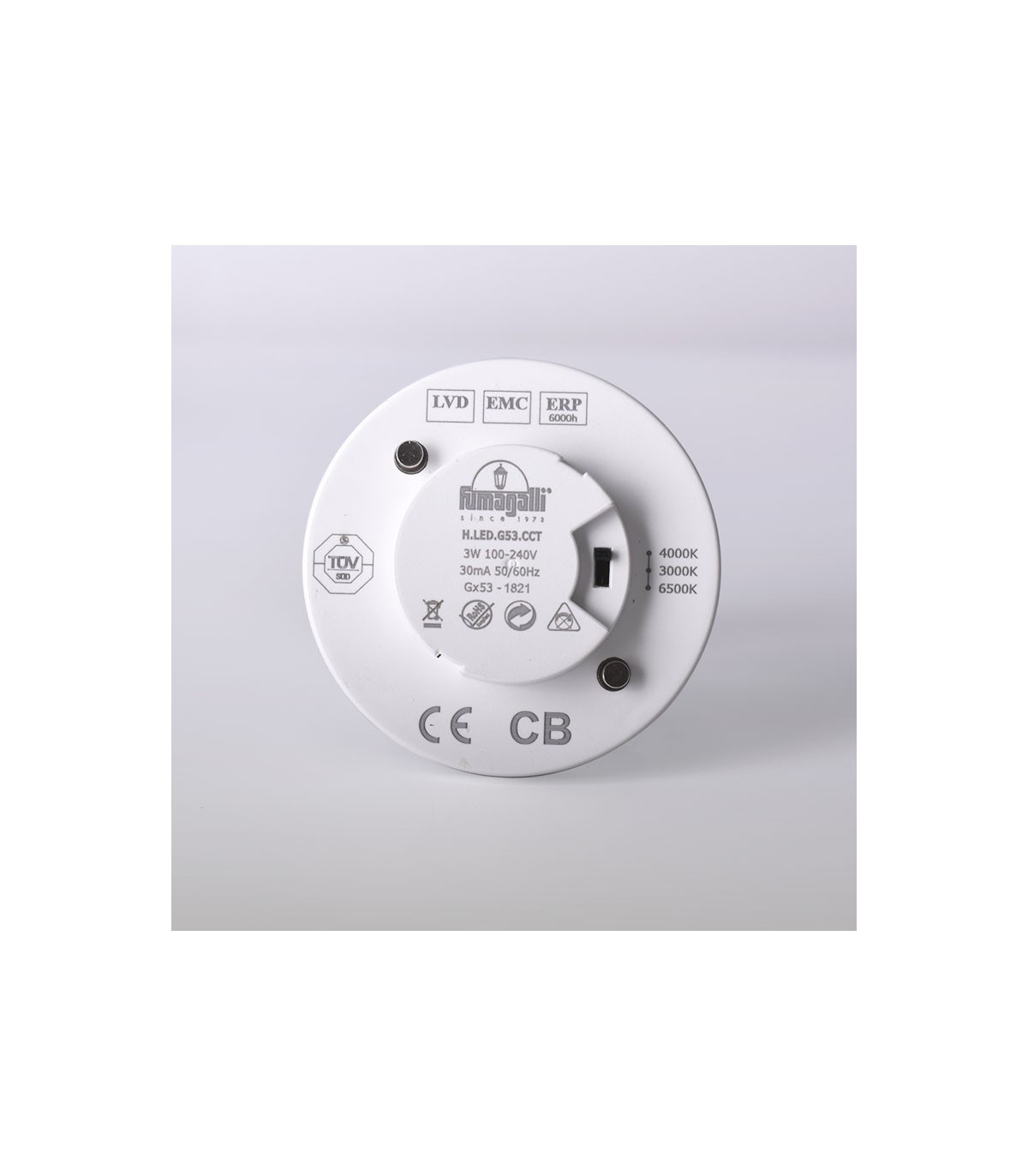 Baliza Empotrable Led Fumagalli 3W GX53 350Lm IP66 CCT