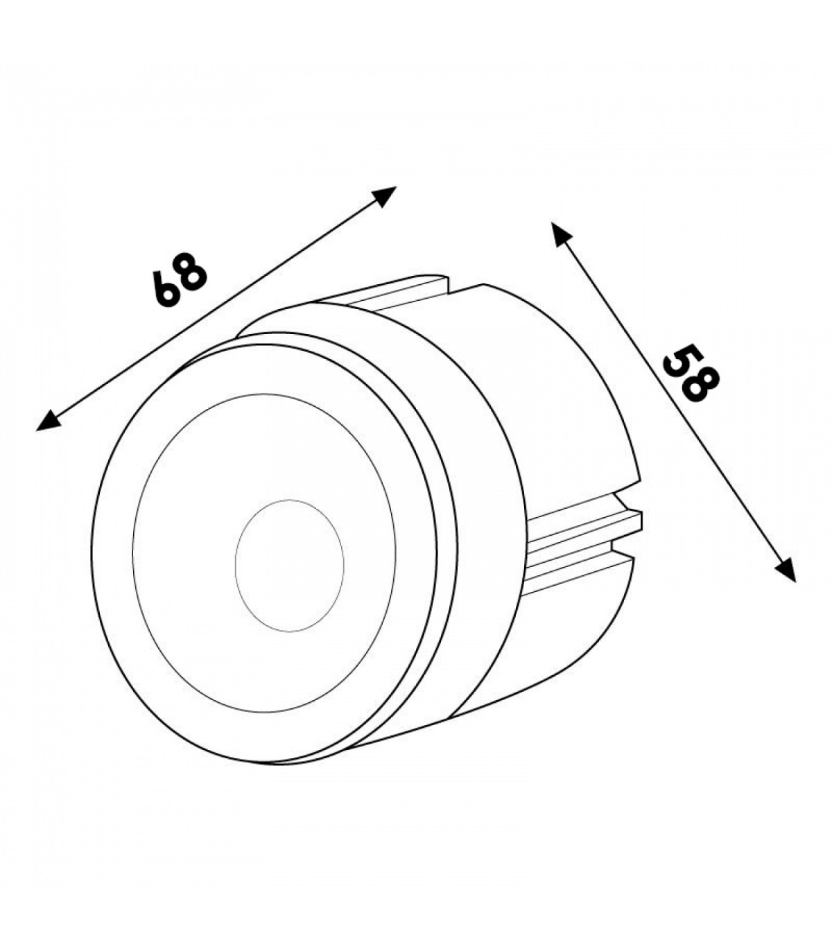 Módulo Aurumled Lifud 7W 700Lm IP20