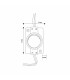 Cadena 20 Módulos 1 Led 2W 200Lm 45º 12VDC IP68