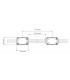Módulo Led mini PRO 0.24W 25LM 180ºx140º DC 12V IP65
