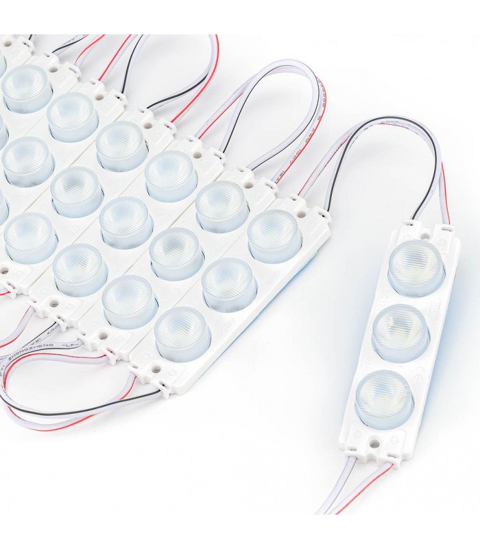 Módulo Led 2.5W 250LM 10ºx65º DC 12V IP65
