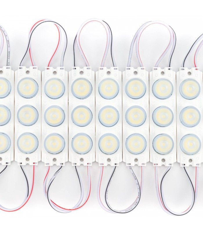 Módulo Led 2.5W 250LM 10ºx65º DC 12V IP65