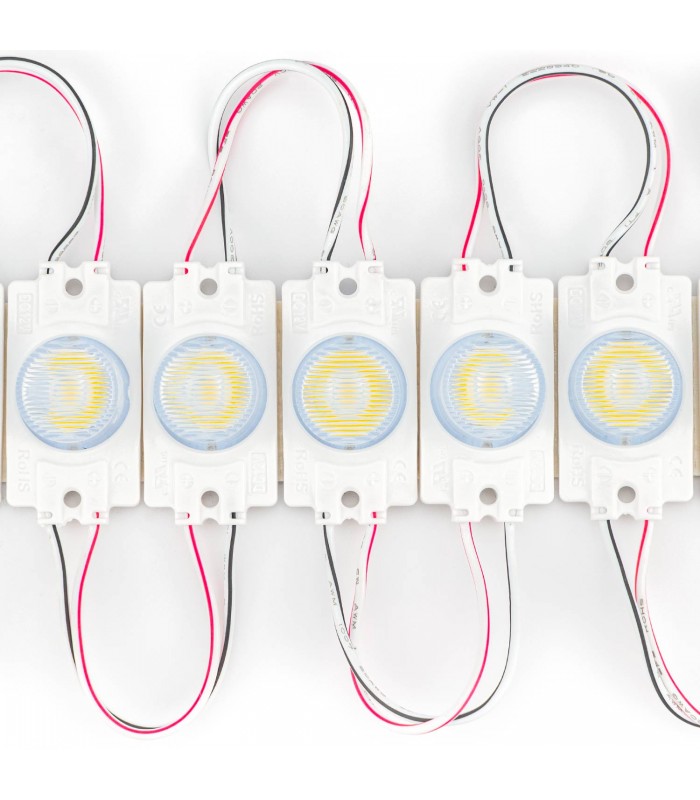 Módulo Led 1.32W 125LM 10ºx65º DC 12V IP68