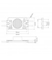 Módulo Led 1.32W 125LM 10ºx65º DC 12V IP68