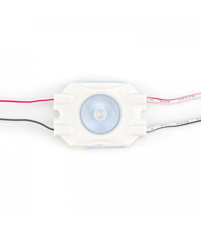Módulo Led 0.72W 55LM 170º DC 12V IP65