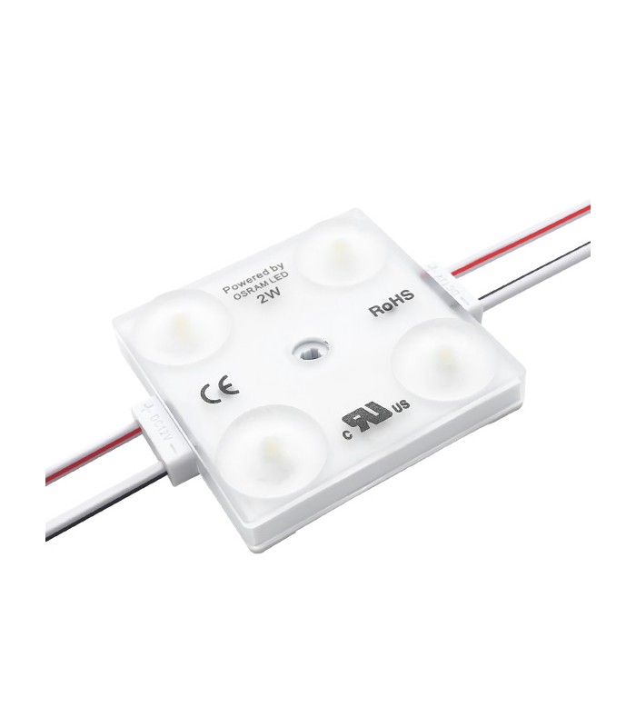 Módulo Led OSRAM 2W 200LM 170º DC 12V IP68
