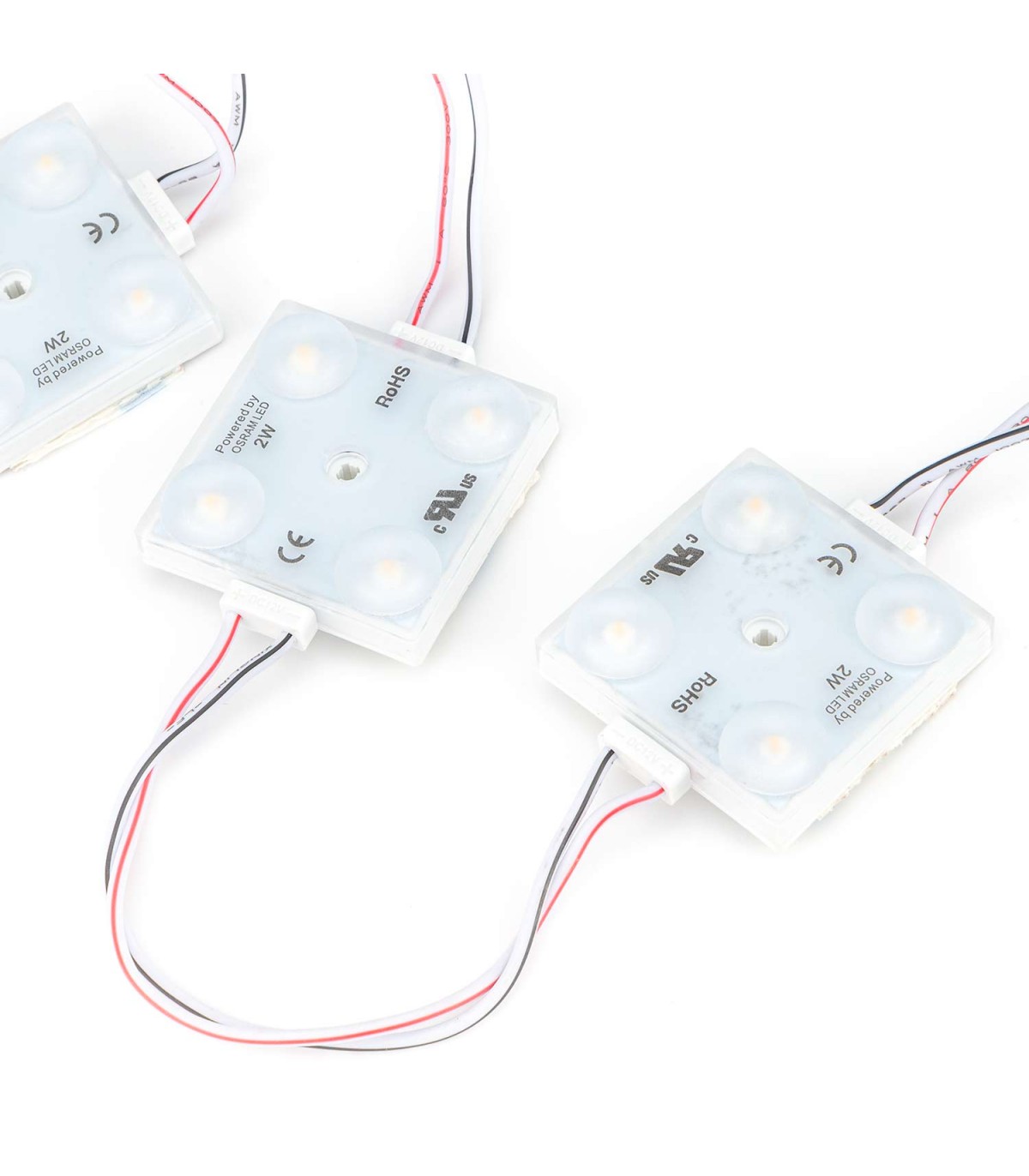 Módulo Led OSRAM 2W 200LM 170º DC 12V IP68