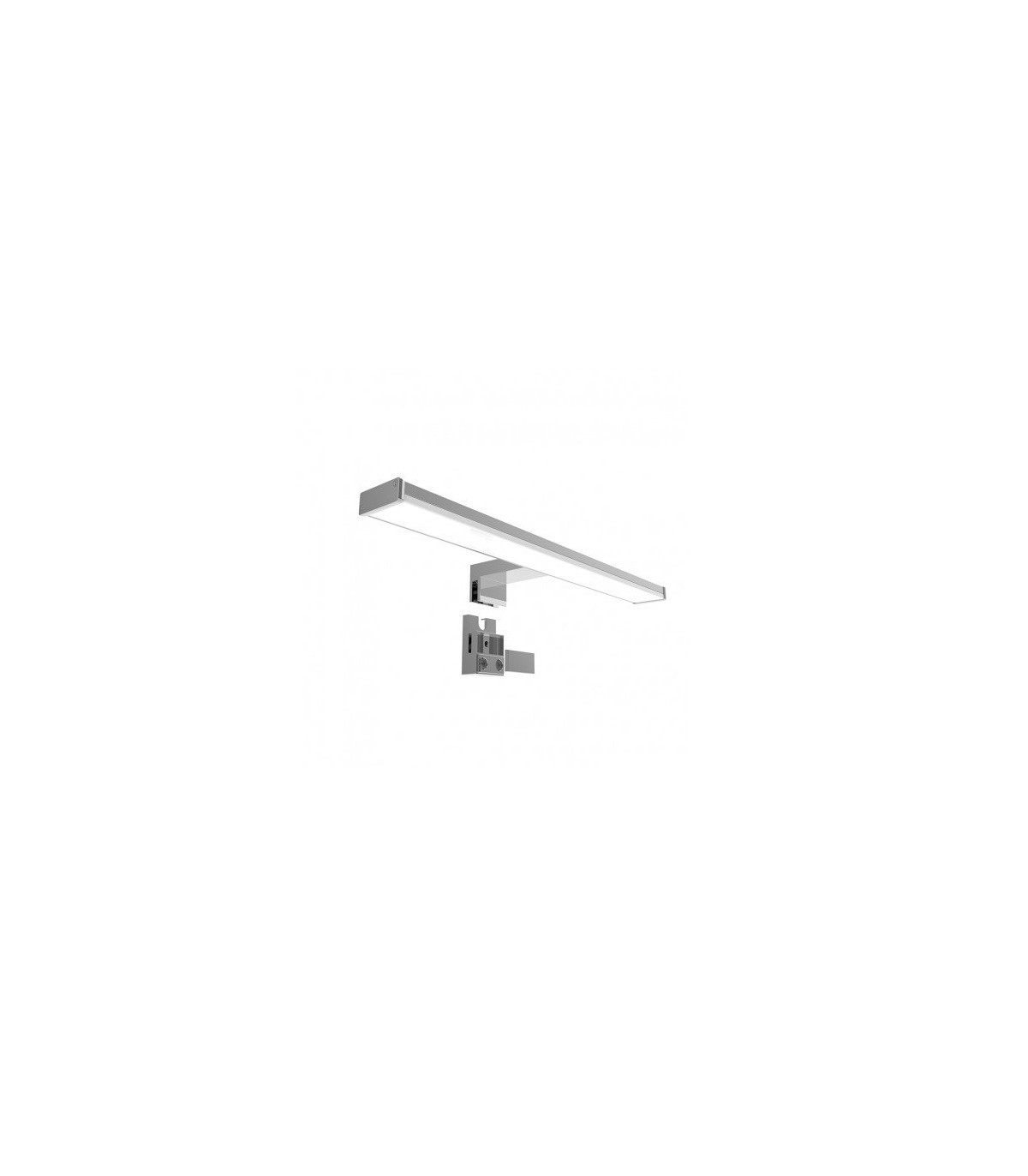Aplique LED baño 12W 1.000Lm 120º IP44 600mm 