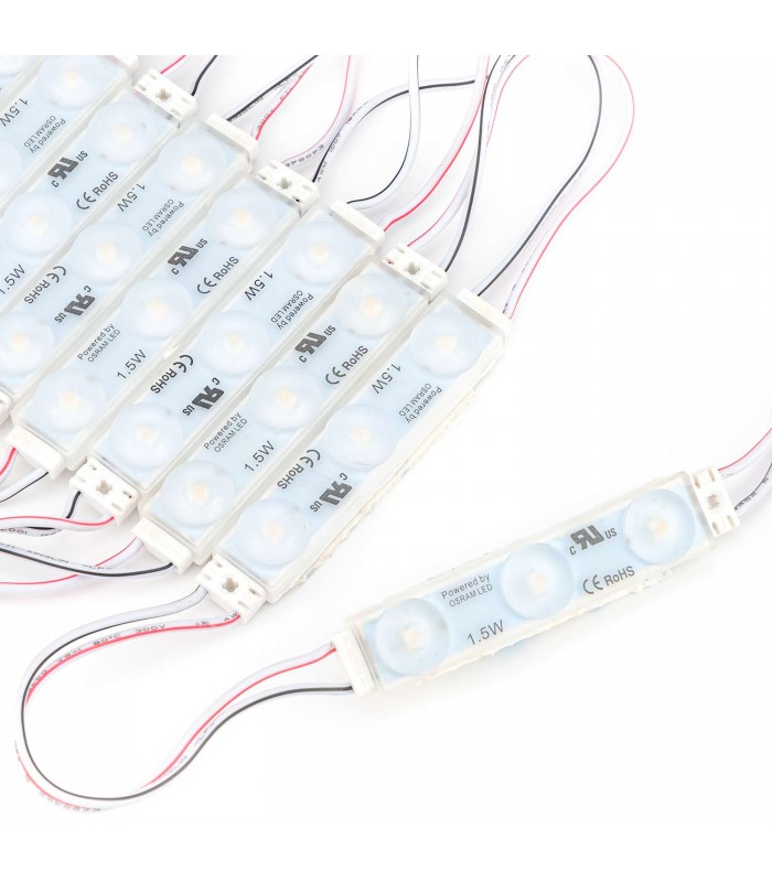Módulo Led OSRAM 1.5W 150LM 170º DC 12V IP68