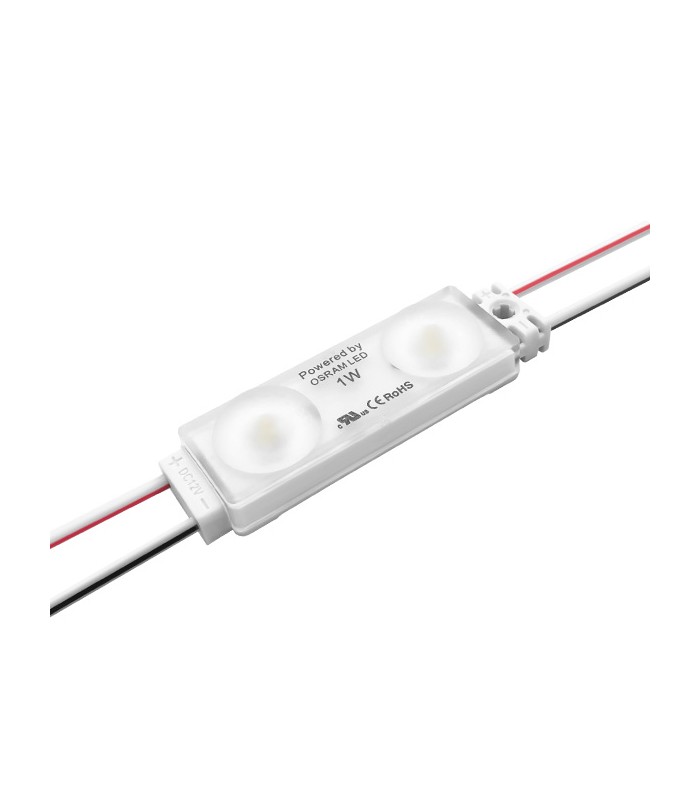 Módulo Led OSRAM 1W 100LM 170º DC 12V IP68