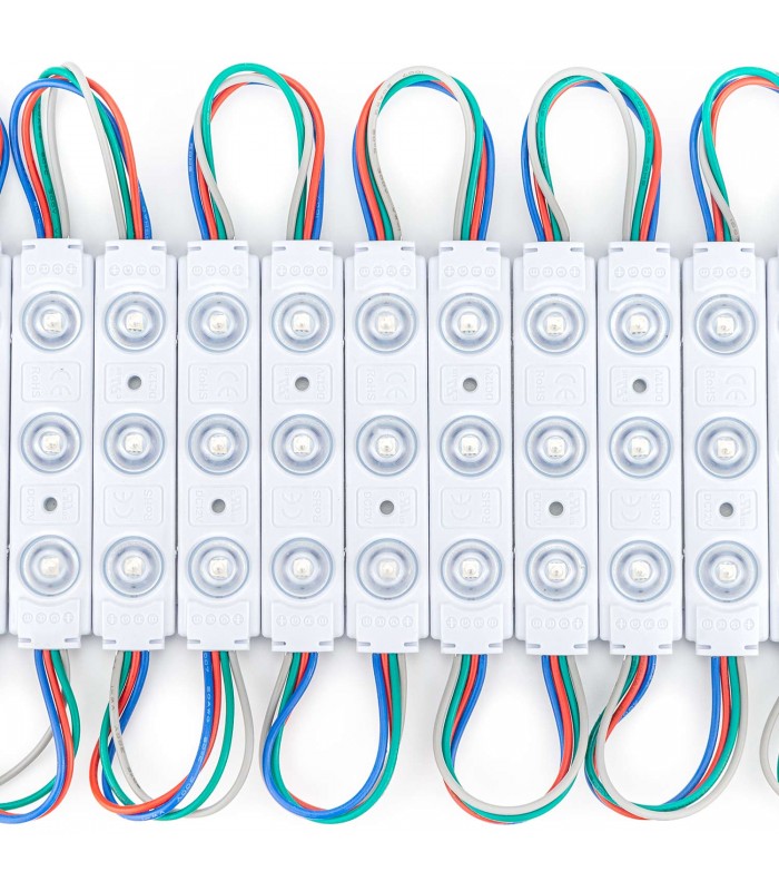 Módulo Led RGB 0.65W 30LM 160º DC 12V IP65