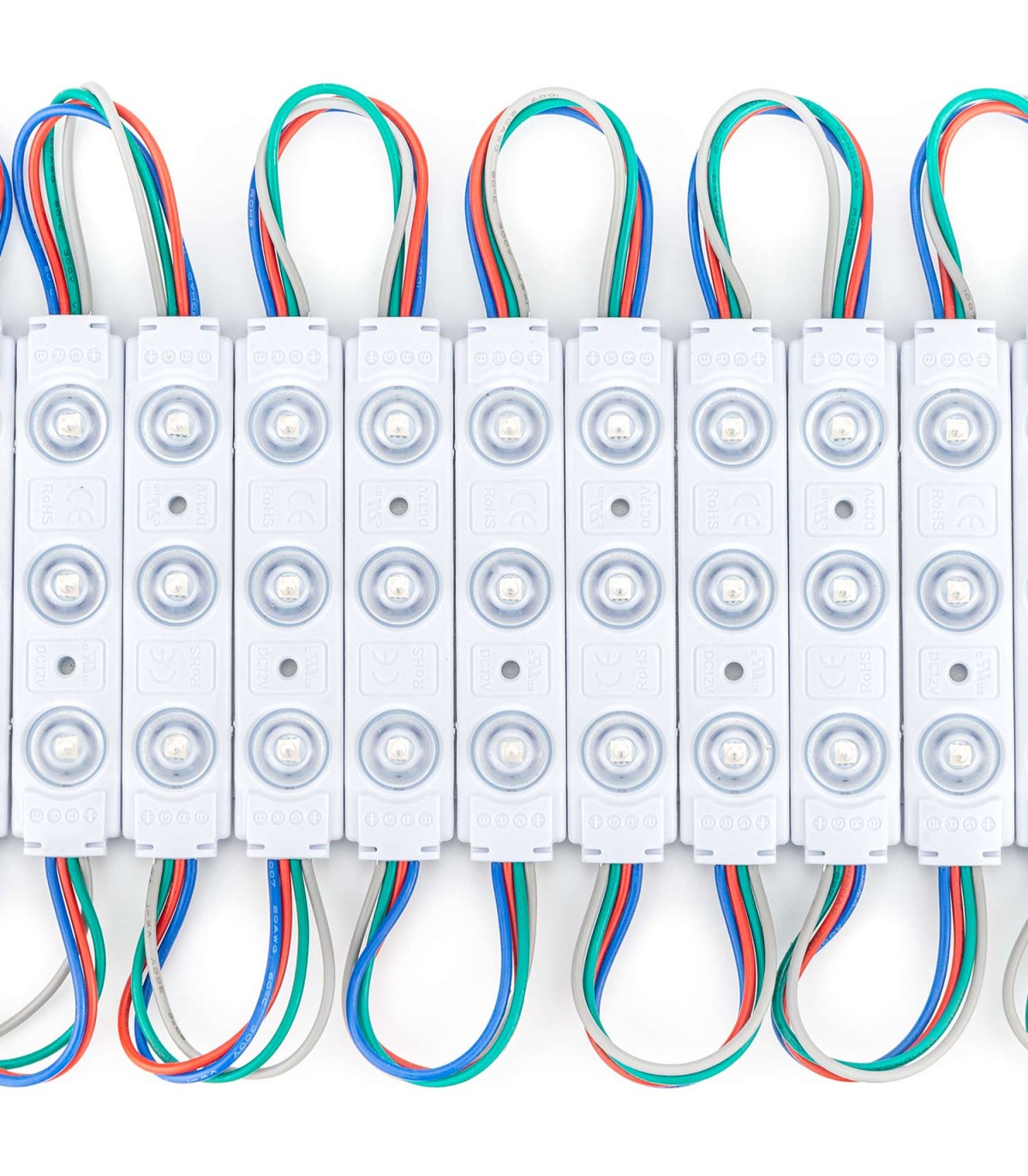 Módulo Led RGB 0.65W 30LM 160º DC 12V IP65