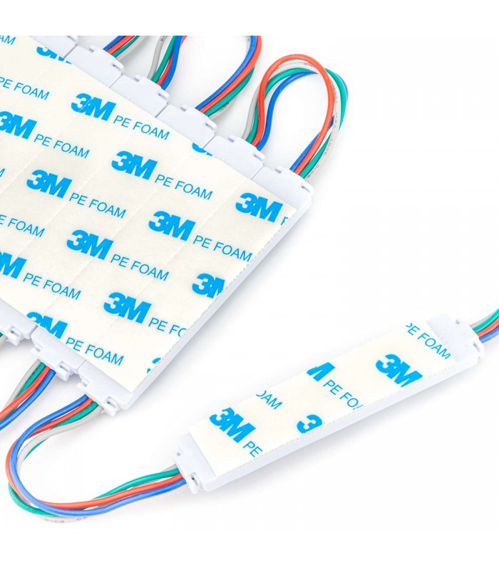 Módulo Led RGB 0.65W 30LM 160º DC 12V IP65