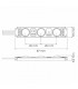 Módulo Led RGB 0.65W 30LM 160º DC 12V IP65