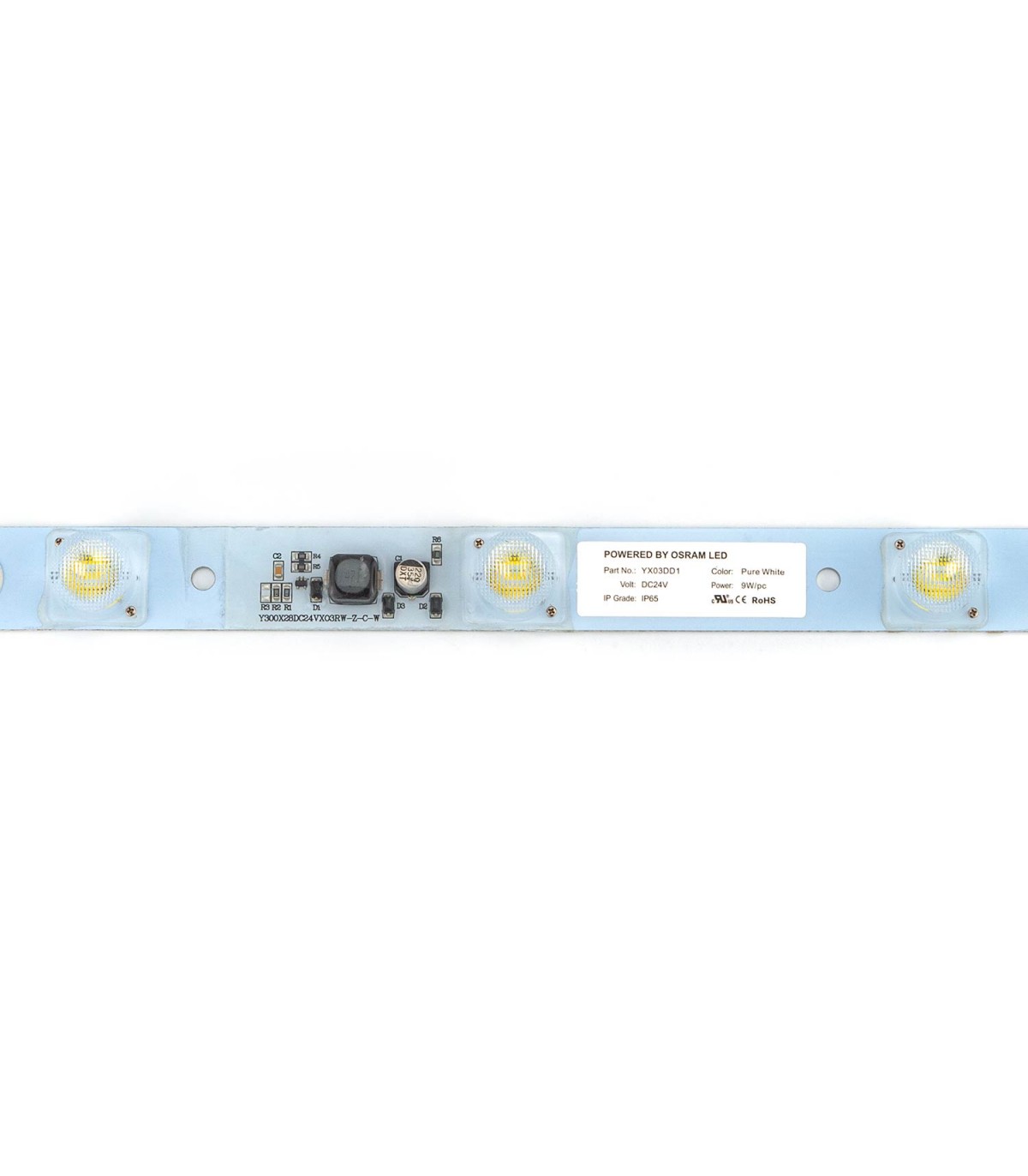Tira Rígida Led OSRAM 9W 810LM 15ºx45º DC 24V IP65