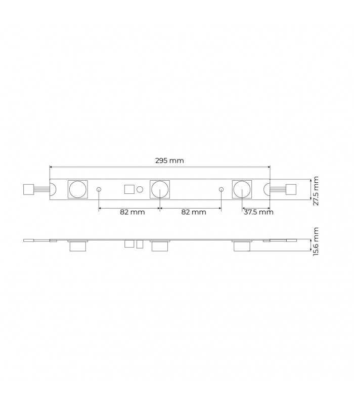Tira Rígida Led OSRAM 9W 810LM 15ºx45º DC 24V IP65