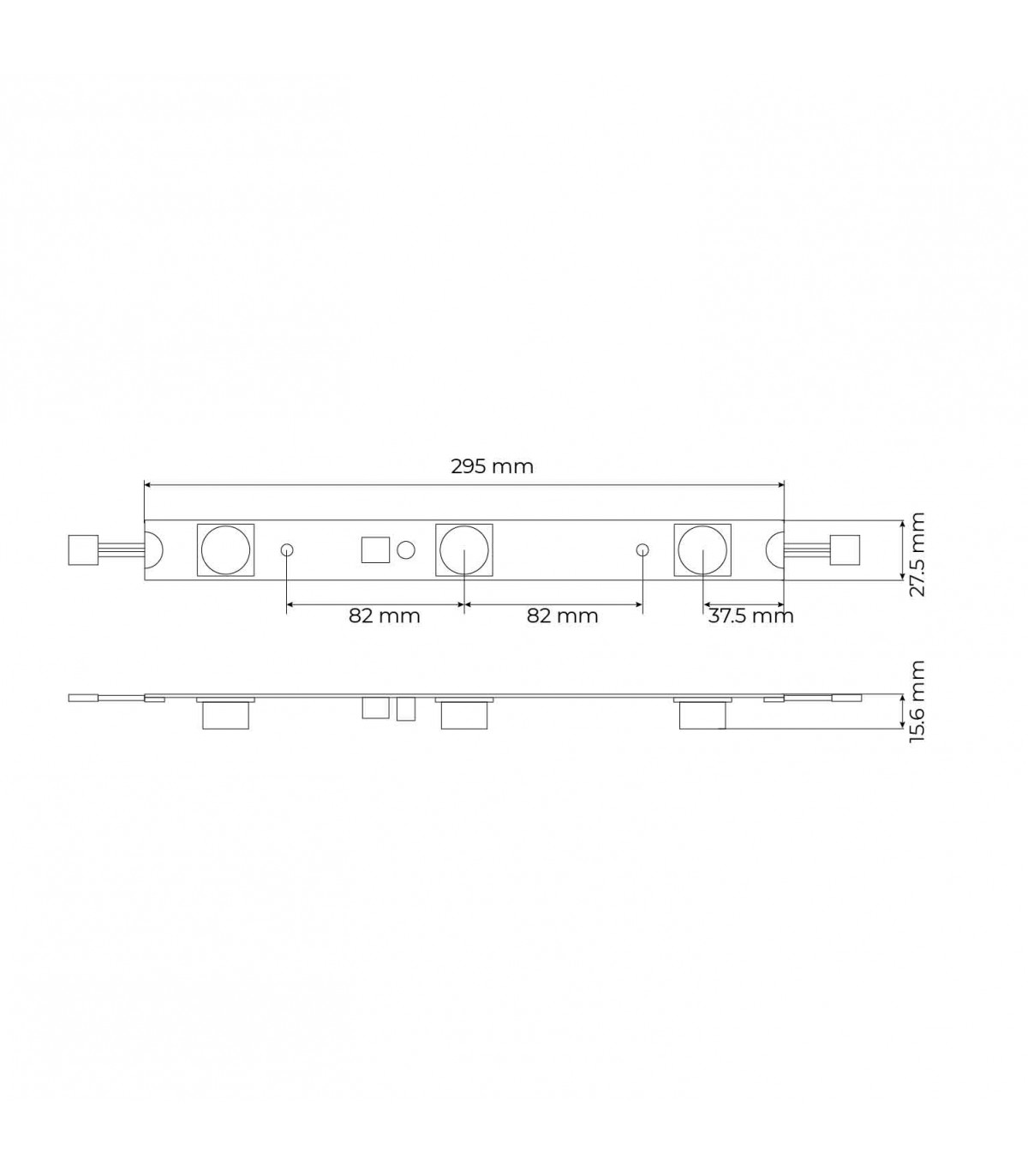 Tira Rígida Led OSRAM 9W 810LM 15ºx45º DC 24V IP65