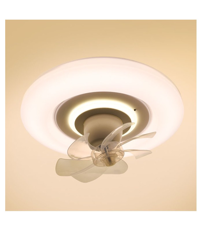 Ventilador De Techo Led RAKI MOVE DC 38W 3800LM Blanco CCT