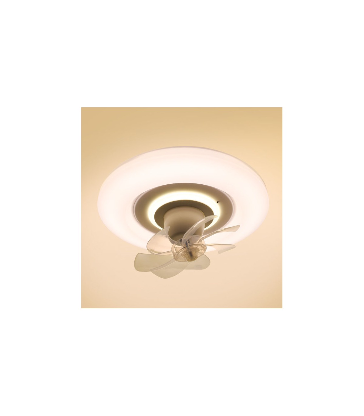 Ventilador De Techo Led RAKI MOVE DC 38W 3800LM Blanco CCT