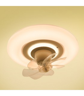 Ventilador De Techo Led RAKI MOVE DC 38W 3800LM Blanco CCT