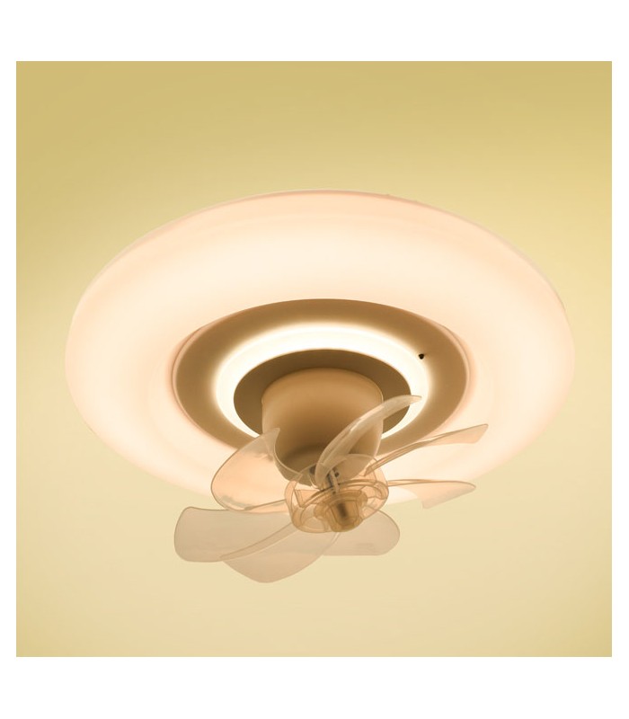 Ventilador De Techo Led RAKI MOVE DC 38W 3800LM Blanco CCT