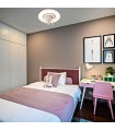 Ventilador De Techo Led RAKI MOVE DC 38W 3800LM Blanco CCT