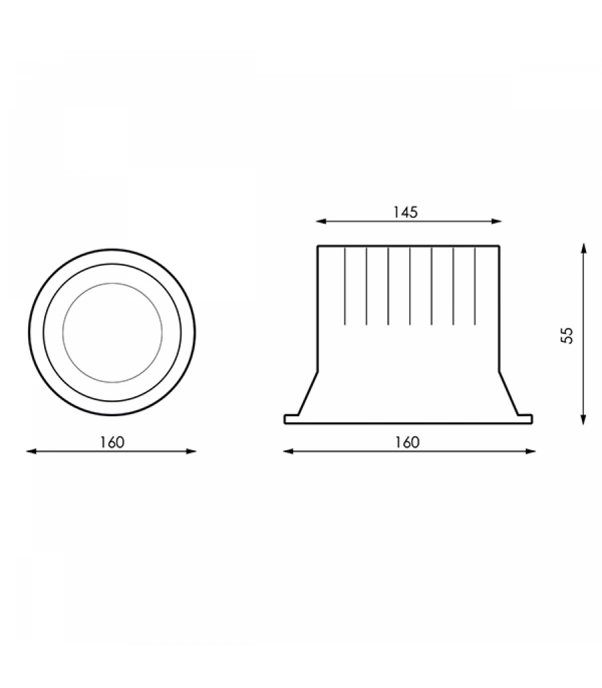 Downlight LED Luxtar 30W 3300Lm 90º IP20