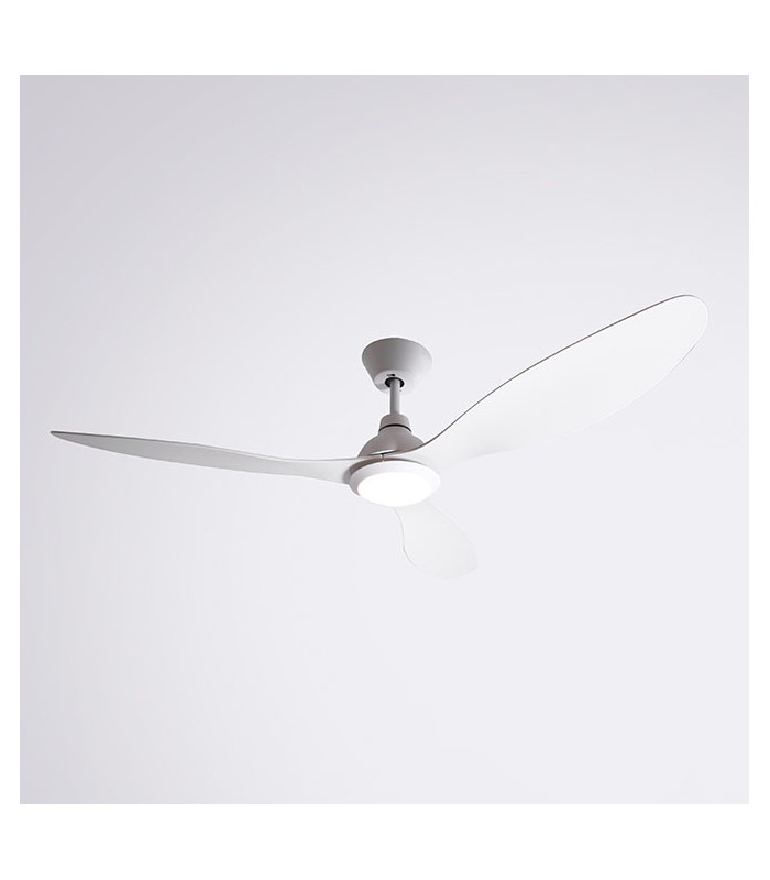 Ventilador de Techo Delfos DC 20W 2000Lm 3 Aspas Blanco 4000K