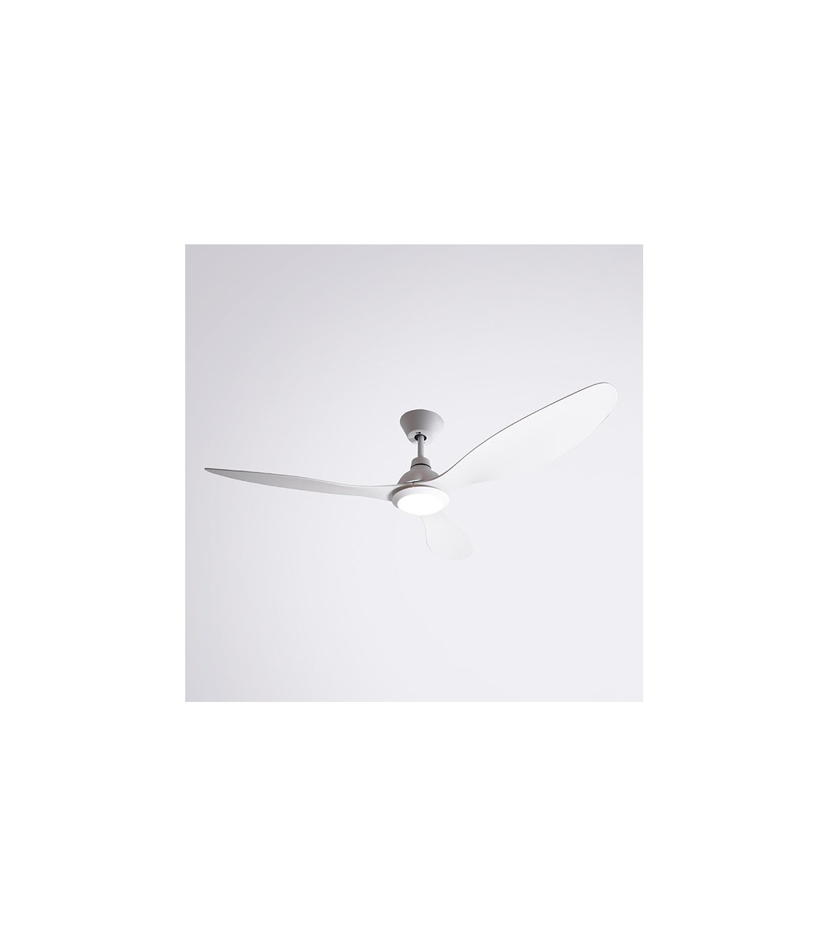 Ventilador de Techo Delfos DC 20W 2000Lm 3 Aspas Blanco 4000K