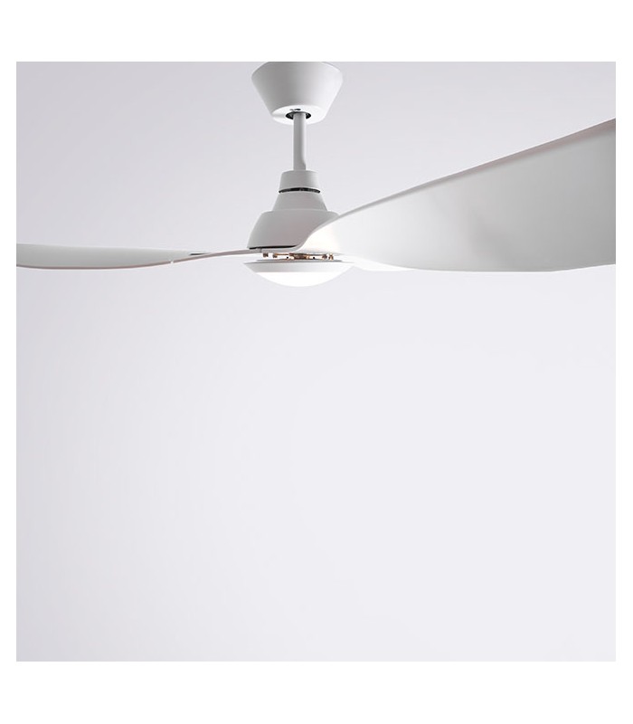 Ventilador de Techo Delfos DC 20W 2000Lm 3 Aspas Blanco 4000K