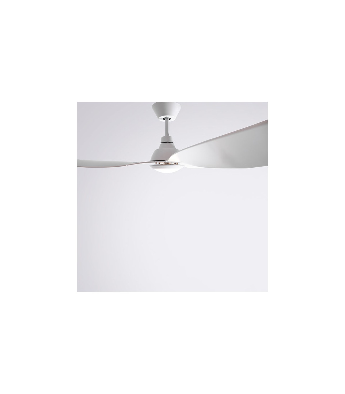 Ventilador de Techo Delfos DC 20W 2000Lm 3 Aspas Blanco 4000K