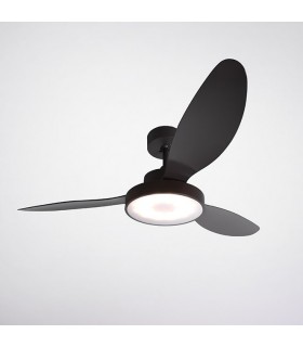 Ventilador Tulum DC 25W 2500Lm 3 Aspas Marrón CCT