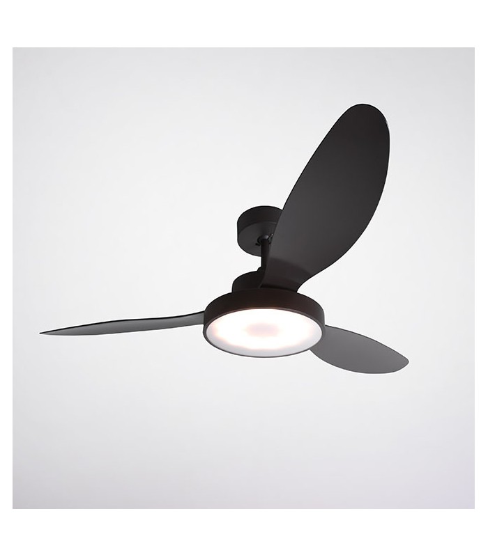 Ventilador Tulum DC 25W 2500Lm 3 Aspas Marrón CCT