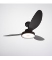 Ventilador Tulum DC 25W 2500Lm 3 Aspas Marrón CCT