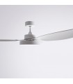 Ventilador Tulum DC 25W 2500Lm 3 Aspas Blanco CCT