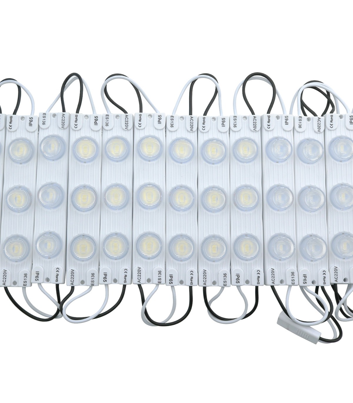 Cadena 20 Módulos 3 Led 3W 280Lm 55º 220VAC IP65