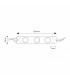 Cadena 20 Módulos 3 Led 3W 280Lm 55º 220VAC IP65