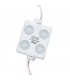 Cadena 20 Módulos 4 LED 2W 220Lm 160º 12VDC IP65