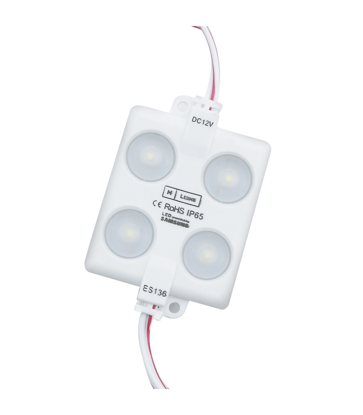 Cadena 20 Módulos 4 LED 2W 220Lm 160º 12VDC IP65