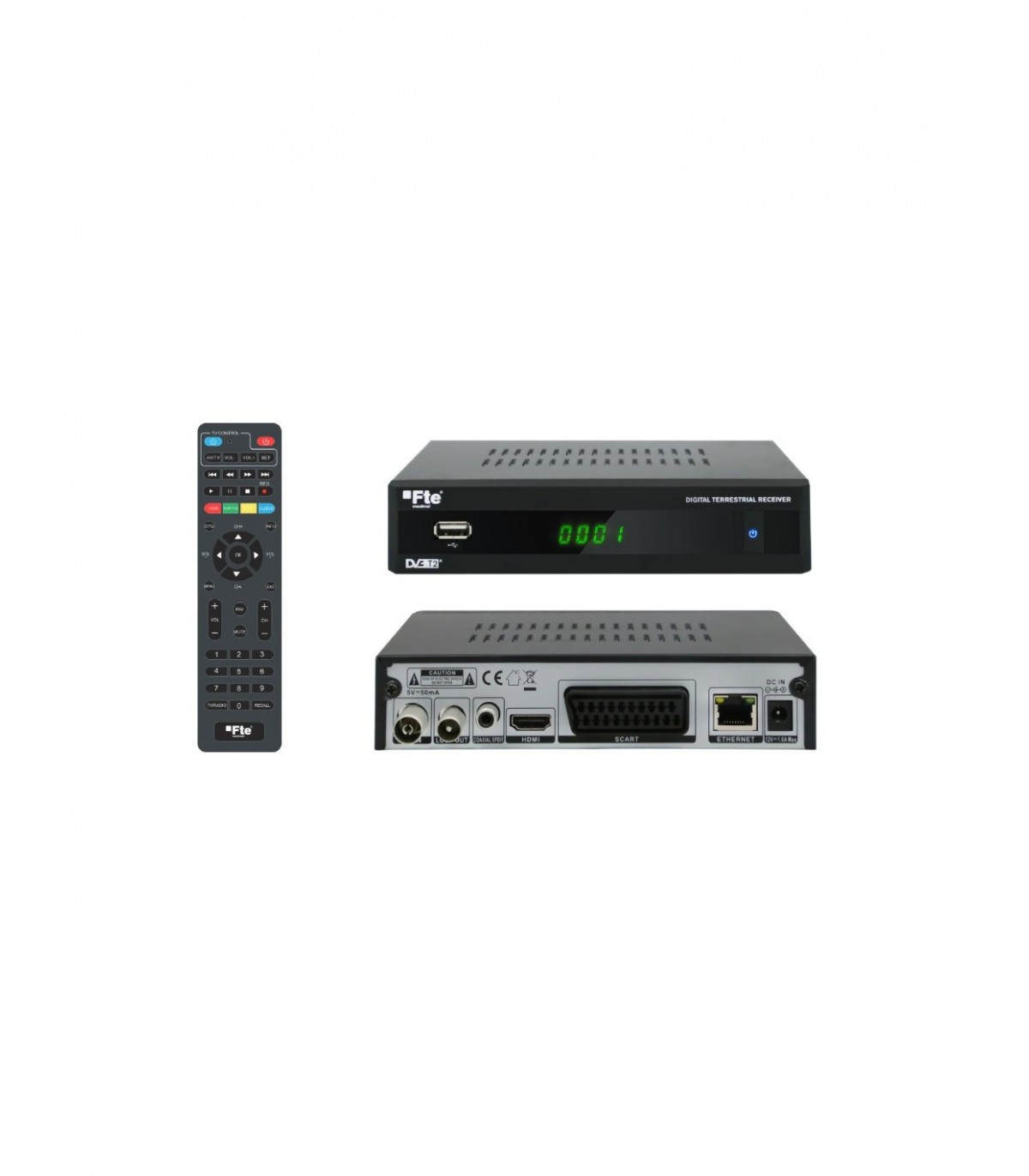 Receptor MAX T220 HD DVB-T2 H265