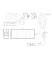 Fuente alimentación para tiras de LED 220V a 12V 120W 10A